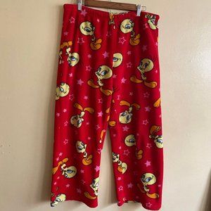Vintage Red Tweety Pajama Pants
